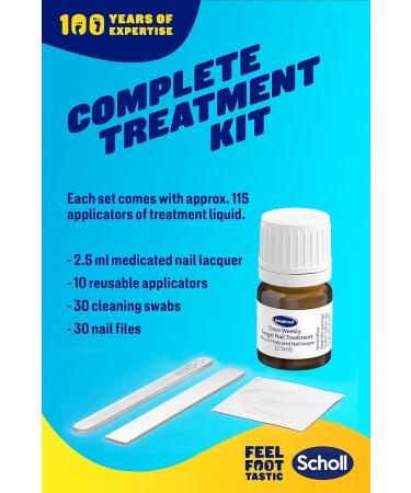 Schollmed Once Weekly Fungal Nail Treatment with Amorolfine 2.5 ml - Clinically Proven Infection Treatment - Buy Online on GoSupps.com