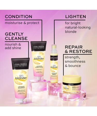 JOHN FRIEDA Go Blonder Lightening Detangling Treatment 75ml - Buy Online on GoSupps.com