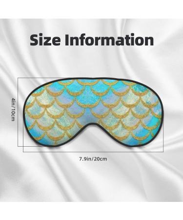 Fish Scale Texture Blackout Eye Mask | Double-Sided Soft Sleeping Mask | Adjustable Straps for Optimal Comfort - Shop Worldwide - Buy Online on GoSupps.com