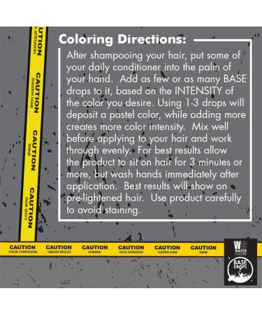 Watercolors Base Drops - Purple 4 oz | Water-Based Nano-Pigment Formula for Versatile Fashion Color Maintenance - Ships Internationally - Buy Online on GoSupps.com