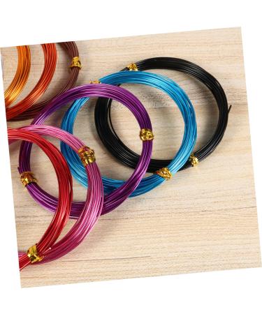 Magiclulu 10-Pack Multicolored Aluminum Wire for Artistic Floral Jewelry Making - Flexible Metal Pearl Wire - Ideal for Crafting & DIY Projects - Buy Online on GoSupps.com