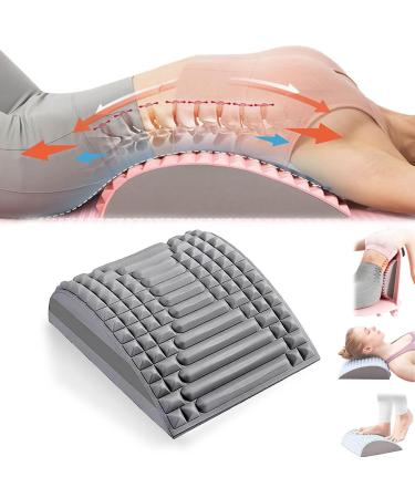 Acemend Refresh - Neck & Back Stretcher Back Neck Cracker for Lower Back Pain Relief Waist Massage Relaxation Yoga Multi -Level Adjustable Spine Board for Lumbar Soothing Device (Gray) - Buy Online on GoSupps.com
