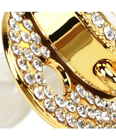 Bling Pacifier for Newborns - Soft Printed Baby Pacifier with Dust Cover (Letter I) - Shop Now! - Buy Online on GoSupps.com