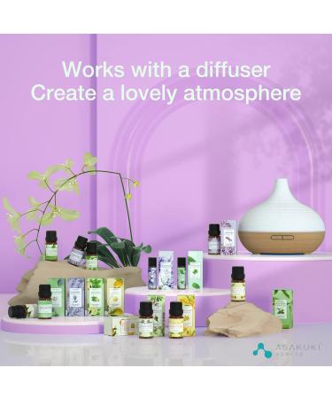 ASAKUKI Lavender Essential Oil 10mL - Natural Therapeutic-Grade Aromatherapy Oil for Diffuser and Sleep, Scented Relaxing Oil - Perfect Gift Idea - Buy Online on GoSupps.com