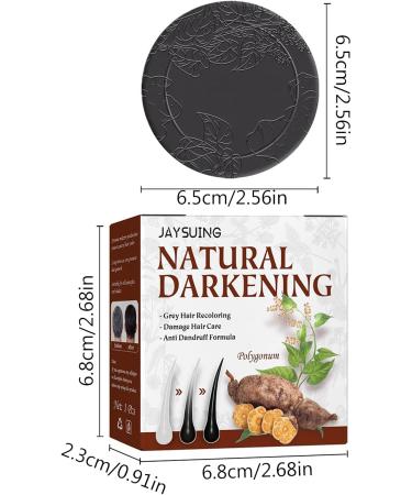 organic gray reverse shampoo natural organic conditioner soap hair coloring shampoo Polygonum Multiflorum shampoo soli shampoo(1/3/5pcs) - Buy Online on GoSupps.com