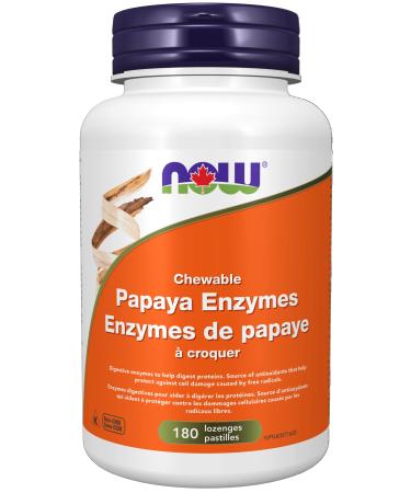 Now Foods Papaya Enzyme Chewable 180Loz