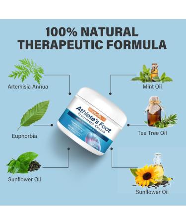 Buy Athletes Foot Cream - Fast Acting Treatment for Itchy Feet & Odor Relief - Effective Anti-Itch Formula - Buy Online on GoSupps.com