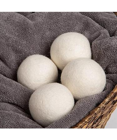 6Pcs Wool Drying Balls Skin Friendly Fabric Softener Reusable Static Reduction Time Saving Drying Ball for Shorten Drying Time Impurities Adsorption Moisture & Odour Removal (6cm) - Buy Online on GoSupps.com
