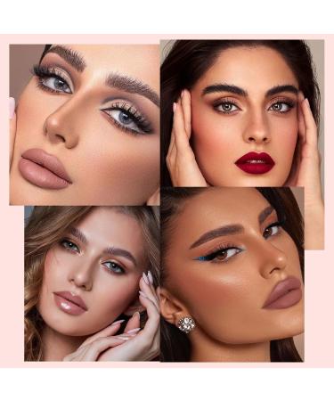  EONFAVE Lana - Pack of 10 Matte Lipsticks - Highly Pigmented Velvet - Long-Lasting and Waterproof - Nude Rose Red - For Women and Girls - Buy Online on GoSupps.com