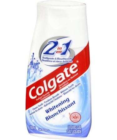 Colgate Liquid Gel 2-in-1 Whitening Toothpaste and Mouthwash 100 mL - Buy Online on GoSupps.com