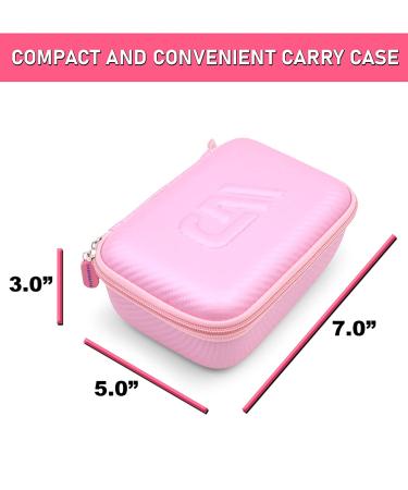 CASEMATIX Clipper Guard Holder Case with 12 Slots - Compatible with Oster, Andis, BaBylissPRO, Wahl Blades - Pink - Buy Online on GoSupps.com