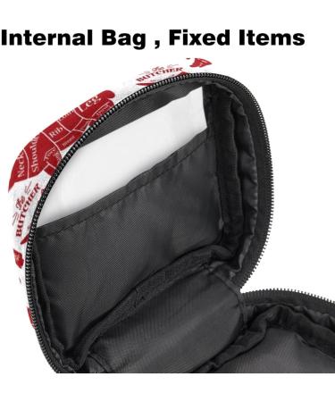 Shop Muooum Menstrual Artery Bag - Colorful Zipper Bond Bag for Tampons | Women & Girls | Watercolor Butterfly Roses | 4.7x6.6 in - Buy Online on GoSupps.com