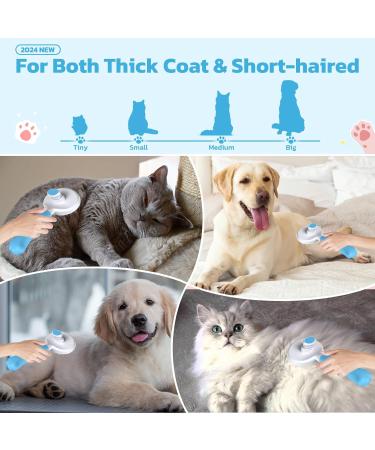 ZIMCATE Cat & Dog Brush - Ergonomic One-Click Cleaning Tool for Short & Long-Haired Pets Ideal for Rabbits - Blauer See Wool Brush - Buy Online on GoSupps.com