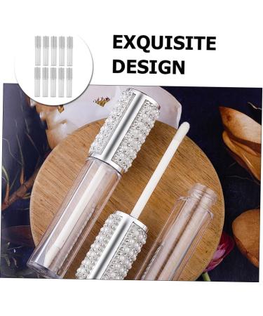 LIFKOME Lot de 10 Tubes de Gloss Vides 5 Ml Rechargeables et D tachables Flacons de Gloss Compacts en Plastique Transparent pour Maquillage et Cosm tiques Portables - Buy Online on GoSupps.com