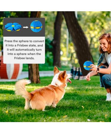 Yeahboom Frisbee Ball for Dogs | Premium Flying Dog Toy - Blue | Ideal Pet Frisbee & Ball Toys for Interactive Play - Buy Online on GoSupps.com