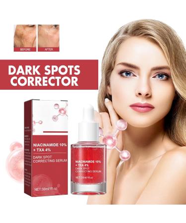 Trendyfave Dark Spot Serum Niacinamide Serum Brightening Serum 10% Niacinamide+ 4% Tranexamic Acid Dark Spot Corrector For Face Age Spot Remover For Face Face Redness Remover Arbutin Serum - Buy Online on GoSupps.com
