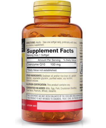 MASON NATURAL Co Q10 100 mg - Boost Heart Health & Energy | Supports Cardiovascular Wellness - 30 Softgels - Buy Online on GoSupps.com