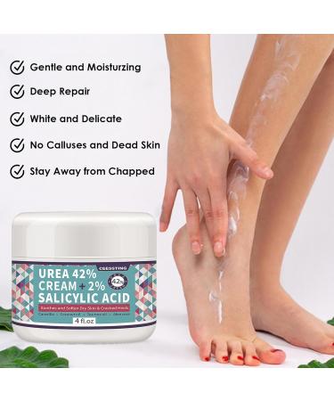 DMQ 42% Urea Foot Cream Moisturizing Cracked Heel Repair Cream for Feet and Hand Hard Skin Remover Foot Cream Deep Moisturizing Callus Remover Nourishes Soften for Body Feet Knees and Hand - Buy Online on GoSupps.com
