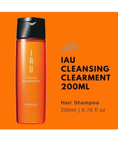 Lebel IAU Cleansing Clearment Shampoo 200ml - Premium International Shipping | Best Hair Care - Buy Online on GoSupps.com