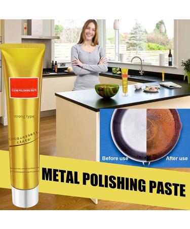 Instashine Metal Polish Cream Ultimate Metal Polish Cream Instashine Aluminum Copper All Metal Polish Cream Stainless Steel Ceramic Watch Polishing Paste (5pcs) - Buy Online on GoSupps.com