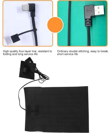 Adjustable USB Electrical Heating Pillow & Sheet for Clothing - Temperature Control Heating Vest - Buy Online on GoSupps.com