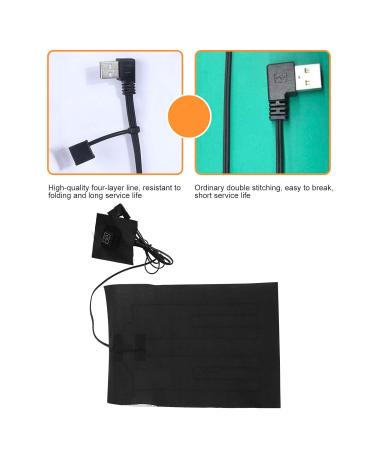 Buy Electric Heated Pad | Adjustable USB Heating Cloth & Pet Warm Vest - Waterproof 3 Temperature Settings for Winter - Buy Online on GoSupps.com