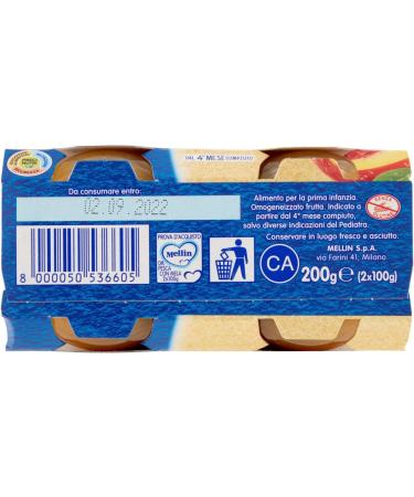 Mellin Omogenized Peach - 200 g - Buy Online on GoSupps.com