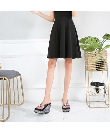 Women s Fashion Toe Loop Sandals | Platform Wedge Bunion Corrector Rhinestone Sandals for Summer Hiking & Beach - Size 6 Black - Buy Online on GoSupps.com