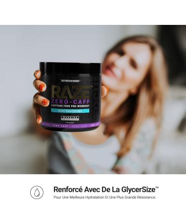 Raze Pre-Workout Powder | Zero Caffeine | Blue Raspberry - Buy Online on GoSupps.com