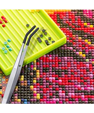 Prizom 4 Premium Tweezers Set - Rubber & PVC Coated with Fine & Flat Tips for Precision Hair Removal | International Shipping - Buy Online on GoSupps.com