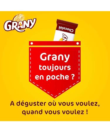 LU Grany - 4 Boxes of 6 Chocolate Bars - 5 Cereals and Chocolate - Pack of 4 Individual Bags - Practical Pocket Size - Made i - Buy Online on GoSupps.com