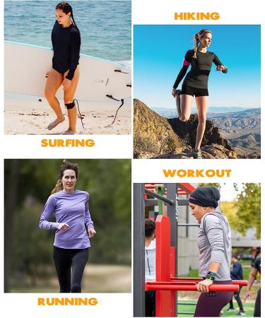 NAVISKIN Women's UPF 50+ Sun Protection Long Sleeve Rash Guard Shirt - White Medium - Buy Online on GoSupps.com