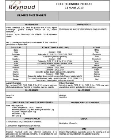 Celebrate and receive 1 kg almond dragees white - Buy Online on GoSupps.com