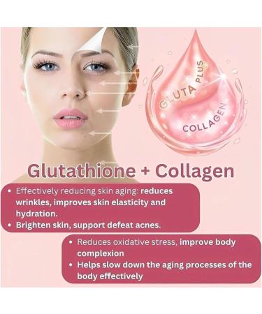 Glutathione Collagen Glow Gummies Glutathione Glutathione Gummies New Glutathione Collagen Glow Korean Collagen Gummies for Women Skin Care 3Pcs - Buy Online on GoSupps.com