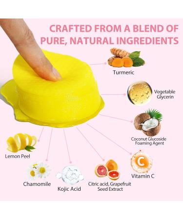  Feeliville Turmeric Pads Kojic Acid & Turmeric Pads Infused Foaming Exfoliating Pads for Dark Spots Dull Skin Unclog Pores Help Balance Skin Oil and Water (2  - Buy Online on GoSupps.com