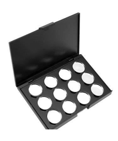 12 Grid Pots Magnetic Eyeshadow Palette - Empty Aluminum Tin for Pigments | Perfect for Makeup Artists - Buy Online on GoSupps.com