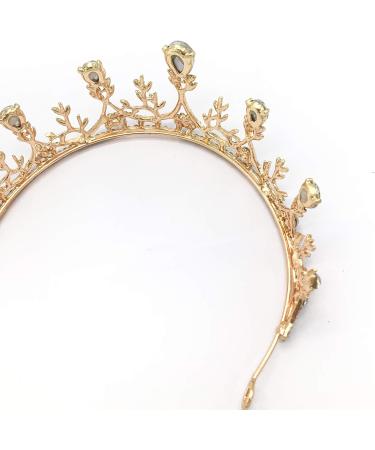 SnowTain Crown Headband | Wedding Diadem with Crystals | Princess Krone & Rapunzel Bridal Accessories - Buy Online on GoSupps.com
