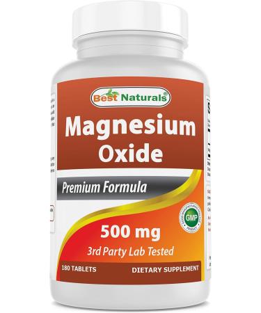 Magnesium Oxide 500 mg & Vitamin B12 6000 mcg - Buy Online on GoSupps.com