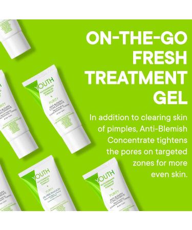 YOUTHPHYTO Advanced Anti-Blemish Gel - Purifying Pimple Rescue Concentrate | Clearer Healthier Skin | 0.7 Oz - International Shipping Available - Buy Online on GoSupps.com