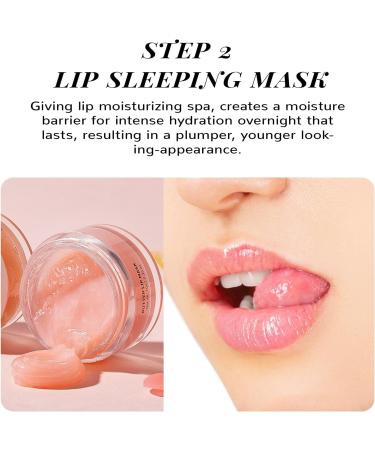 ANAiRUi Lip Scrub and Mask Set Grapefruit Overnight Lip Mask & Sugar Lip Exfoliator Scrub Collagen Lip Balm and Moisturizer for smooth soft and plump lips - Buy Online on GoSupps.com