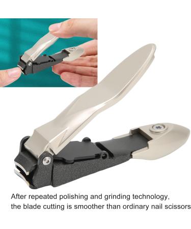 Toe Nail Clippers Incisive Nail Cutter Anti Oxidation Anti Splash Toenail Clippers Small Portable Anti Slip Handle Toenail Clippers for Seniors Adult and Kids - Buy Online on GoSupps.com