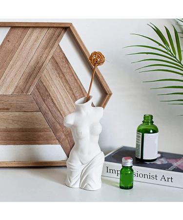 Elegant Female Body Vase | Ceramic Flower Vase for Living Room Decor - International Shipping - Buy Online on GoSupps.com