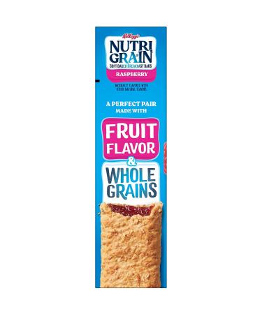 Nutri-Grain Soft Baked Raspberry Breakfast Bars - Whole Grain Kids Snacks - 10.4oz (8 Bars) - Buy Online on GoSupps.com
