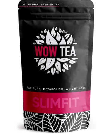 WOW TEA SlimFit Slimming Tea | Fast Acting Weight Loss Herbs | Purifying Slimming The | Green Tea Complex | Organic Fat Burning Tea | 150g, Made in EU