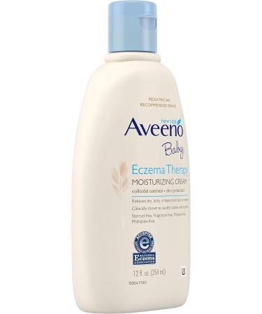Aveeno Baby Eczema Therapy Moisturizing Cream - 12oz | Soothing Relief for Sensitive Skin | International Shipping Available - Buy Online on GoSupps.com