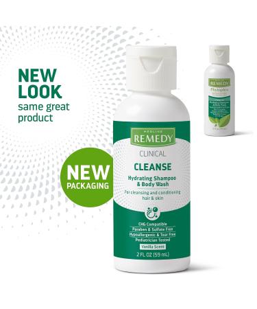 Medline Remedy Phytoplex Hydrating Shampoo & Body Wash 2oz Bottle - Case of 96 | Sulfate & Paraben-Free, Scented - Buy in Bulk - Buy Online on GoSupps.com
