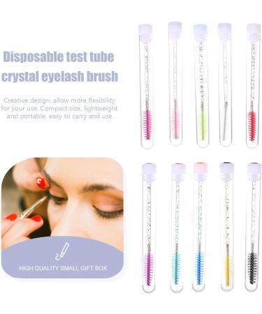20pcs Diamond Eyelash Comb Curling Mascara Lash Eyelash Makeup Applicator Tubular - Buy Online on GoSupps.com