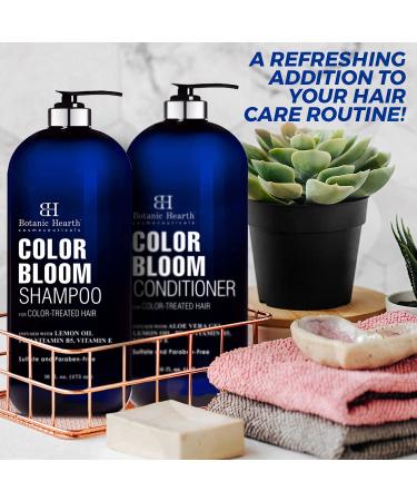 BOTANIC HEARTH Sulfate Free Shampoo and Conditioner for Dry, Damaged, Color Treated Hair - Color Safe, Conditioning & Color Enhancing -16 fl oz - Men & Women - Buy Online on GoSupps.com