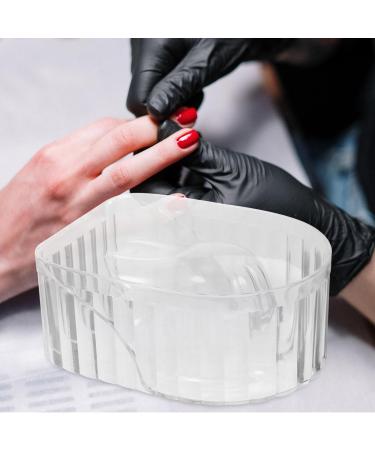 TOVINANNA Nail Soaking Bowl Transparent Nail Polish Remover Bowl Nail Art Polish Remover Manicure Bowl Manicure Spa for Home Nail Salon Supplies - Buy Online on GoSupps.com