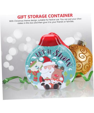 TEHAUX 6 Pcs Christmas Tin Box Boxes for Presents Christmas Candy Holder Child Tinplate Decorate 13x7cmx6pcs Sky-bluex6pcs - Buy Online on GoSupps.com
